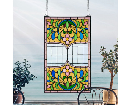 Toscano - Eaton Place Tiffany-Style Stained Glass Window