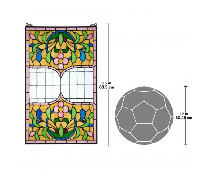 Toscano - Eaton Place Tiffany-Style Stained Glass Window