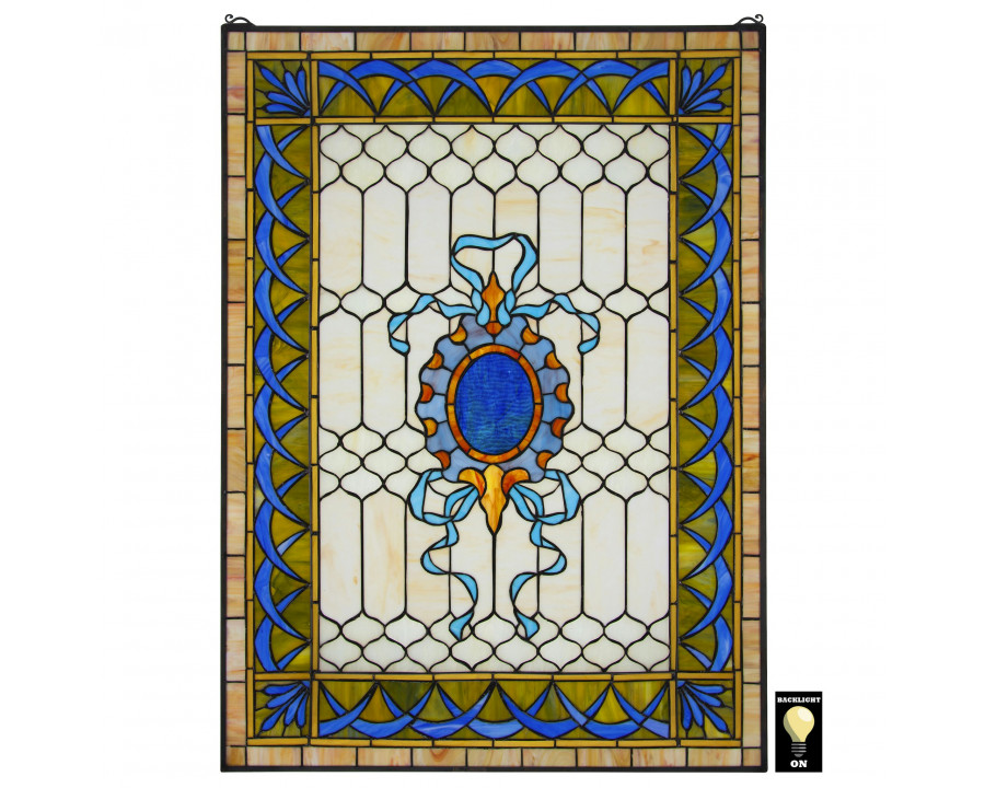 Toscano - Cranbrook Terrace Tiffany-Style Stained Glass Window