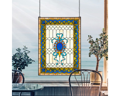 Toscano - Cranbrook Terrace Tiffany-Style Stained Glass Window