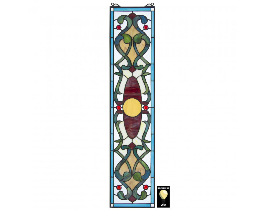 Toscano - Westbourne Place Tiffany-Style Stained Glass Window