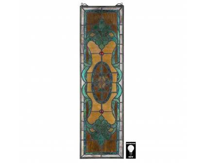 Toscano - Gladstone Tiffany-Style Stained Glass Window