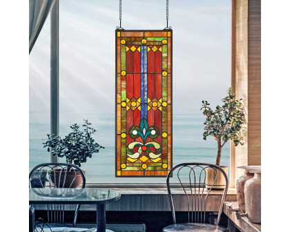 Toscano - Cannes Tiffany-Style Stained Glass Window