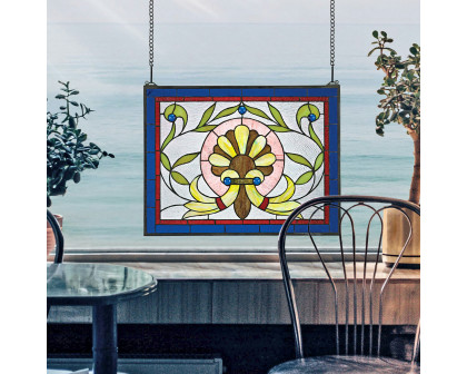 Toscano - Prairie Flower Stained Glass Window