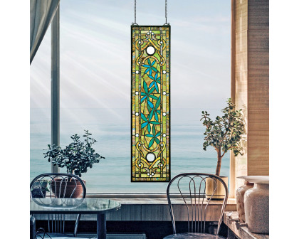 Toscano - Asian Serenity Garden Stained Glass Window