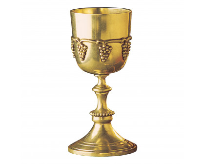 Toscano - Grape Harvest Goblet in Brass