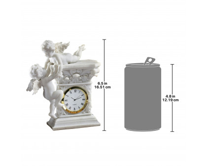 Toscano - Baroque Twin Cherubs Desktop Clock