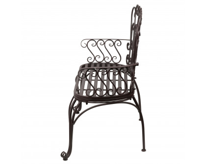 Toscano - French Quarter Garden Bench in Steel