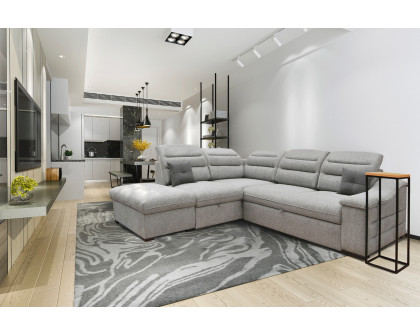 UA Collection - Oliver 3-Piece Sectional with Bed and Storage