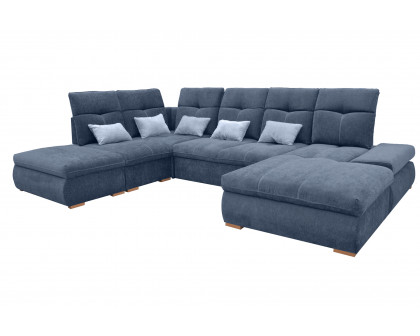 UA Collection - Opera 3-Piece Sectional with Bed and Storage