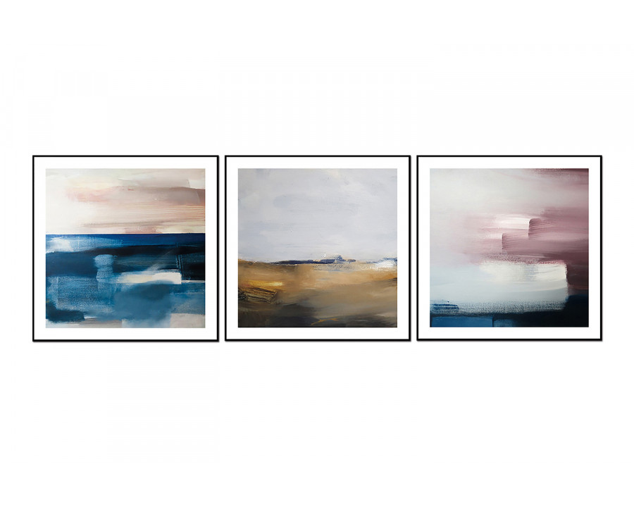 Whiteline - Isla 3-Piece Canvas Wall Art in Multicolor