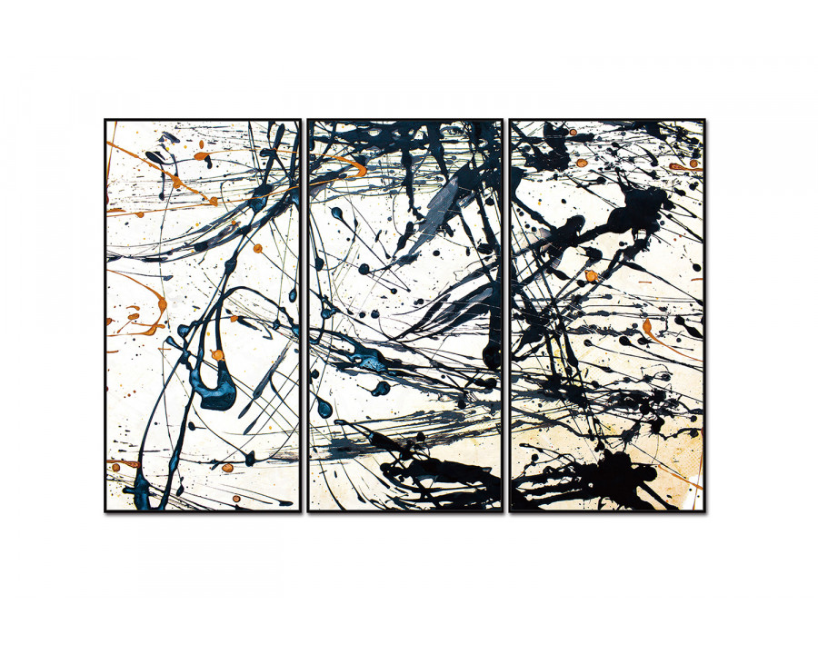 Whiteline - Irena 3-Piece Canvas Wall Art in Multicolor