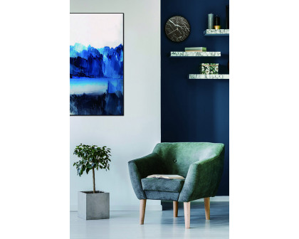 Whiteline - Azul Canvas Wall Art in Multicolor