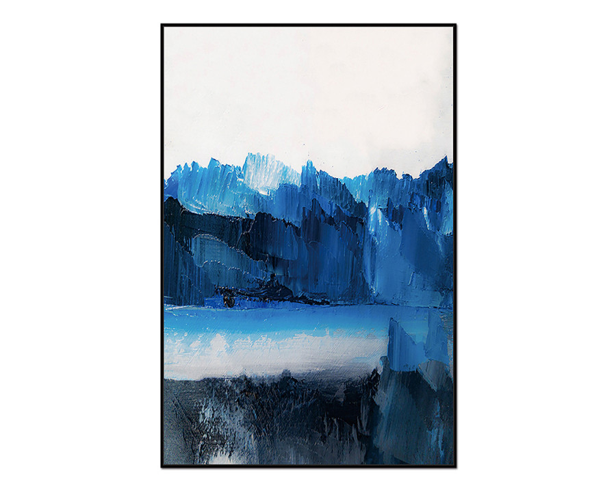 Whiteline - Azul Canvas Wall Art in Multicolor