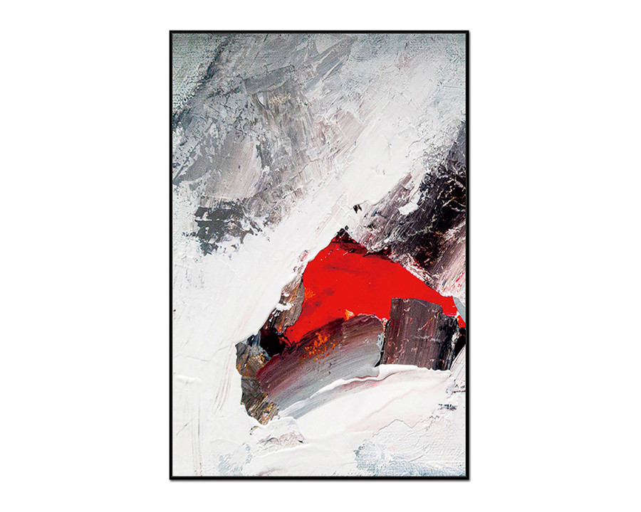 Whiteline - Rojo Canvas Wall Art in Multicolor