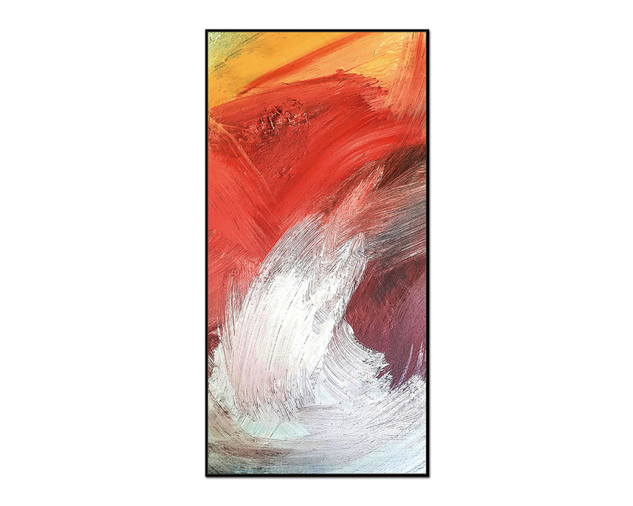 Whiteline - Flame Canvas Wall Art in Multicolor