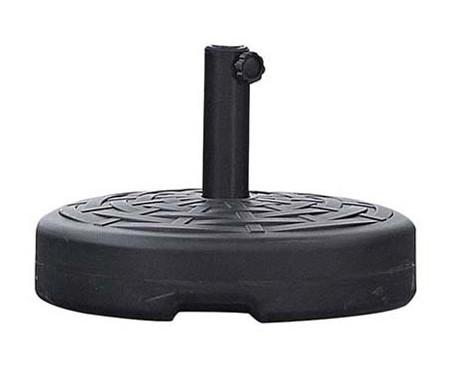 Whiteline Eliana Round Umbrella Base - Black