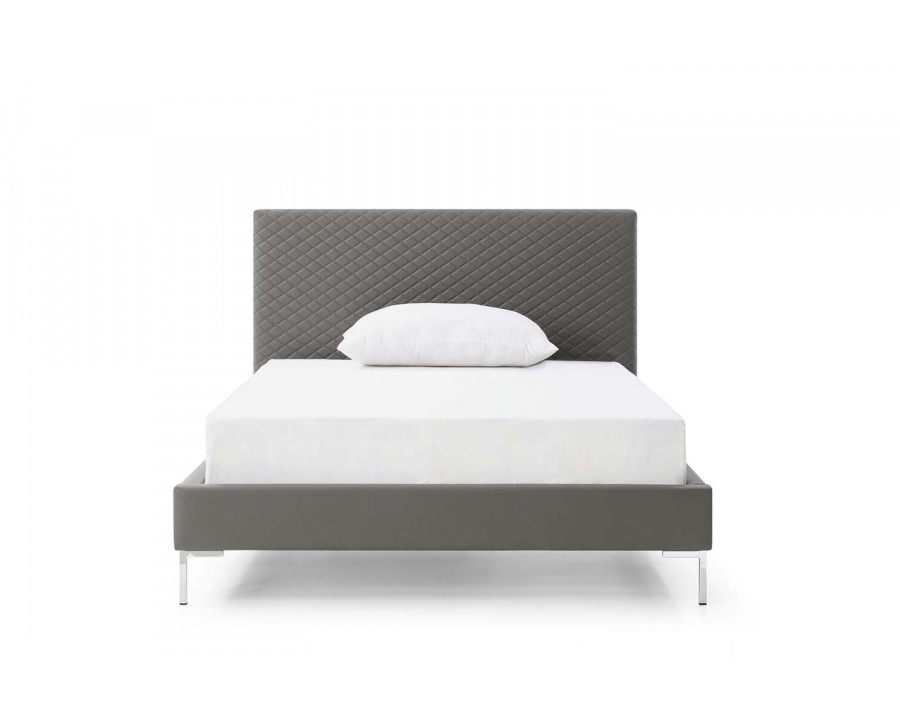 Whiteline Liz Full Size Bed - Dark Gray