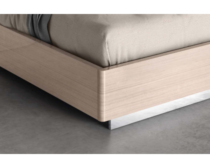 Whiteline Waves Full Size Bed - Beige