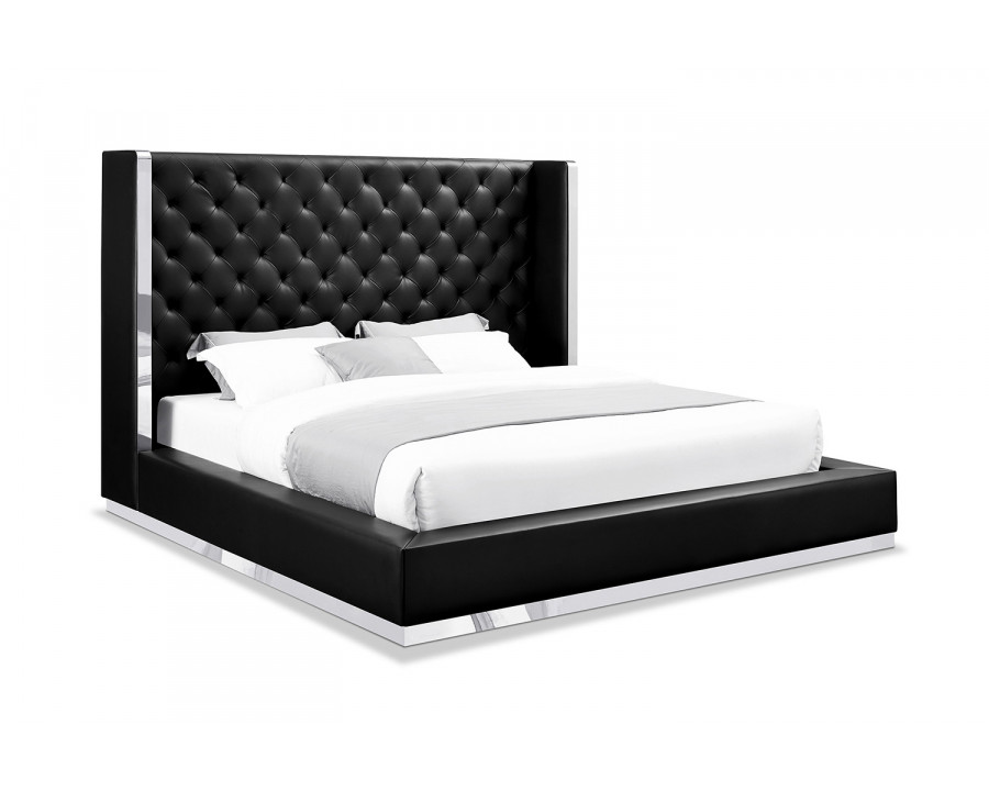 Whiteline Abrazo King Size Bed - Black