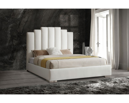 Whiteline Jordan King Size Bed - White