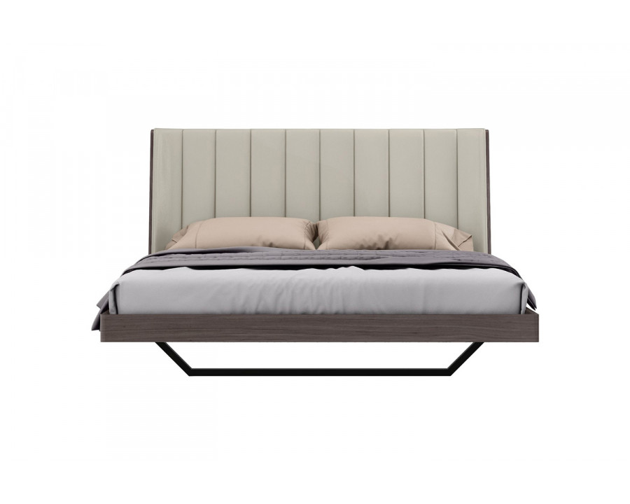 Whiteline Berlin King Size Bed - Gray