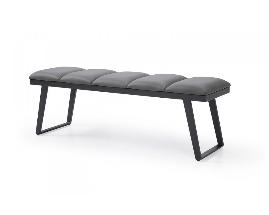 Whiteline Ethan Bench - Dark Gray