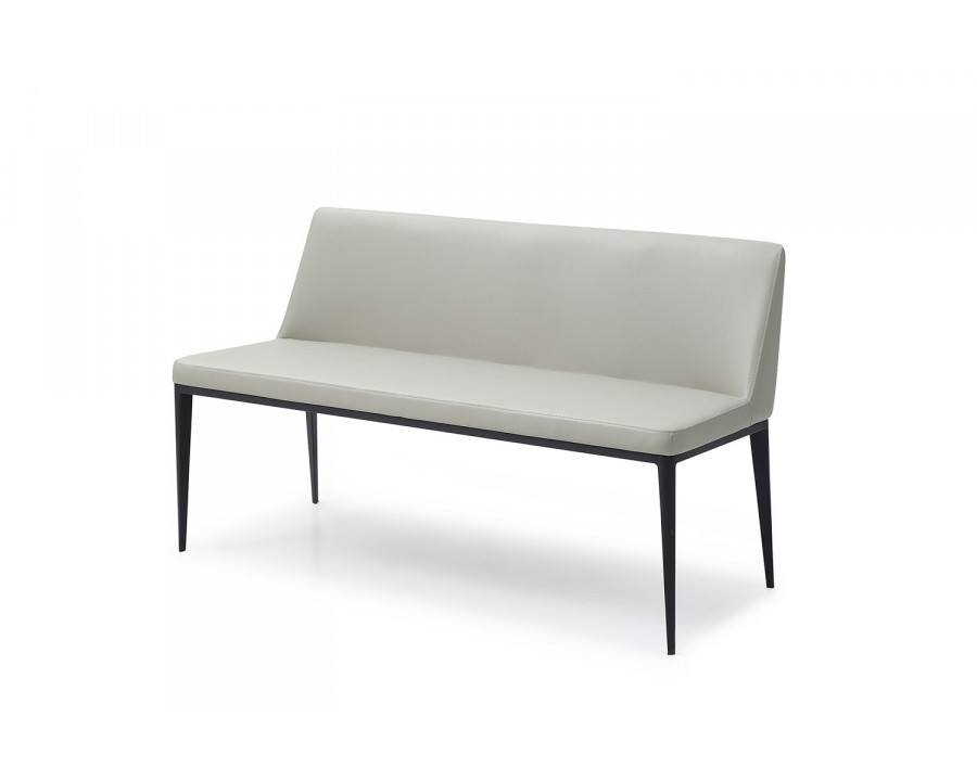 Whiteline - Carrie Bench in Light Gray