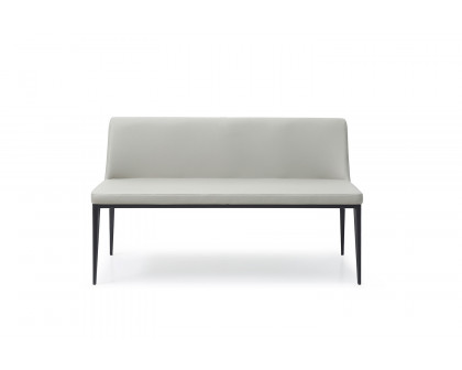 Whiteline - Carrie Bench in Light Gray