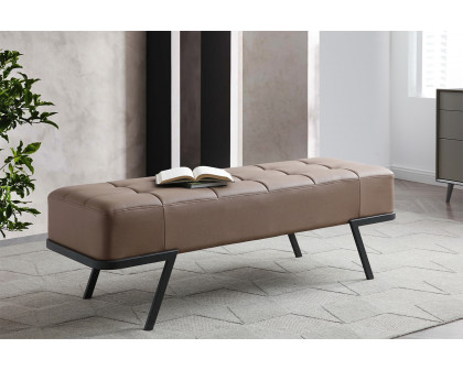 Whiteline Shadi Bench - Taupe