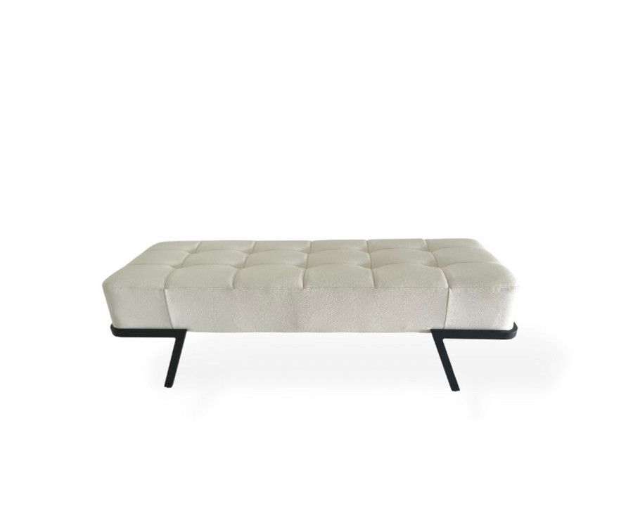 Whiteline Shadi Bench - White