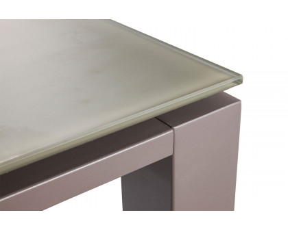 Whiteline - Vargas Outdoor Bar Table in Taupe