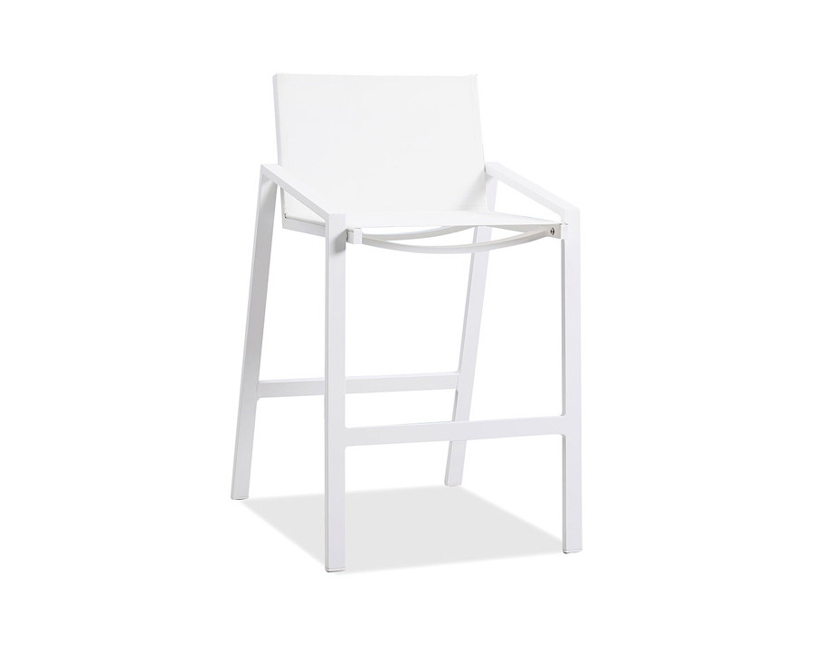 Whiteline - Rio Outdoor Barstool in White