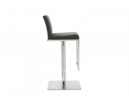 Whiteline Clay Barstool - Gray