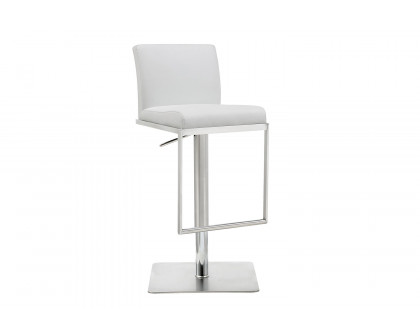 Whiteline Clay Barstool - White