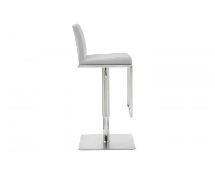 Whiteline Clay Barstool - White