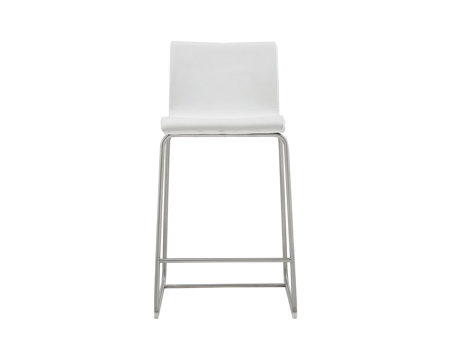 Whiteline - Hayden Counter Stool in White