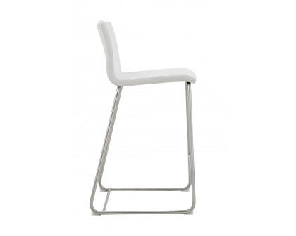 Whiteline - Hayden Counter Stool in White