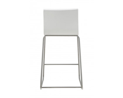 Whiteline - Hayden Counter Stool in White