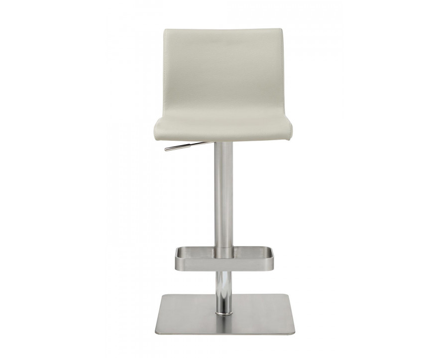 Whiteline Watson Barstool - Light Gray