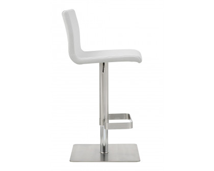 Whiteline Watson Barstool - White