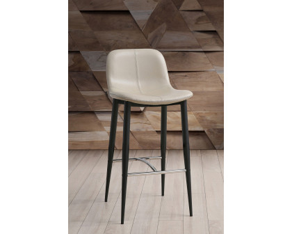 Whiteline - Franklin Counter Stool in Taupe