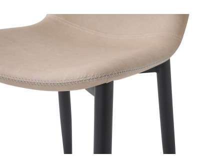 Whiteline - Franklin Counter Stool in Taupe