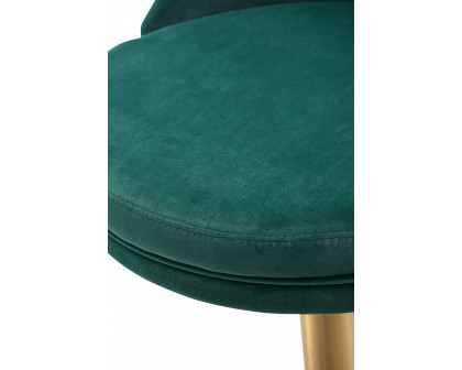 Whiteline Carter Barstool - Green/Gold