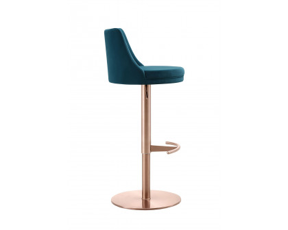 Whiteline Carter Barstool - Blue/Rose/Gold