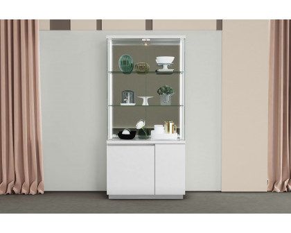 Whiteline - Cameron Vitrine in White