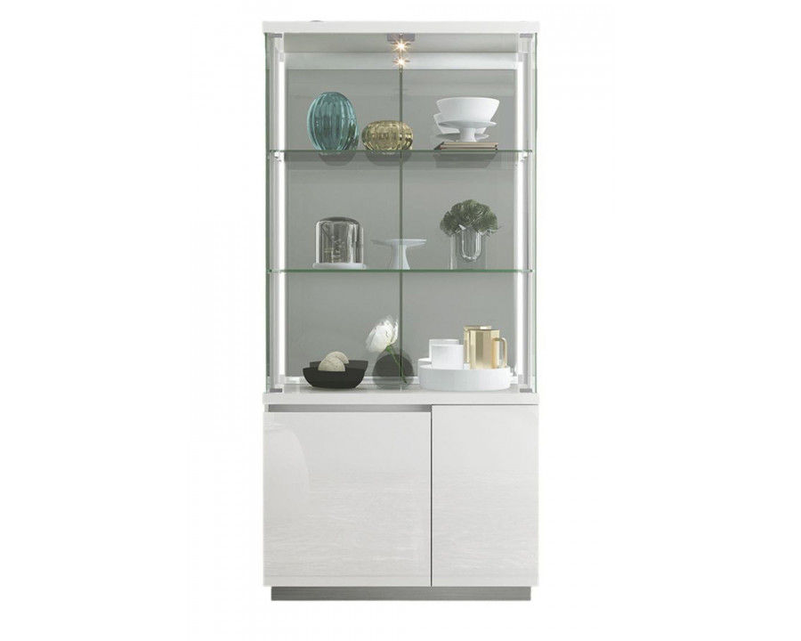 Whiteline - Cameron Vitrine in White