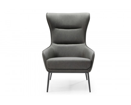 Whiteline Wyatt Leisure Chair - Dark Gray