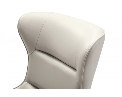 Whiteline Wyatt Leisure Chair - Light Gray