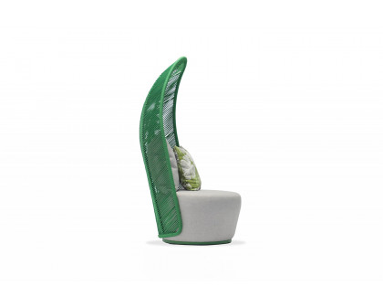 Whiteline - Basil Chair in Green/Gray